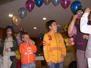 clown con trucco